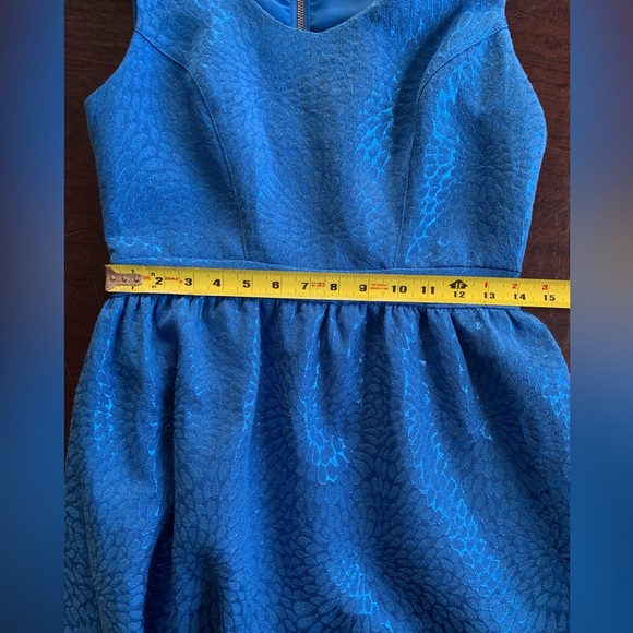 Charming Charlie Blue flared dress. Size S - Picture 5 of 7